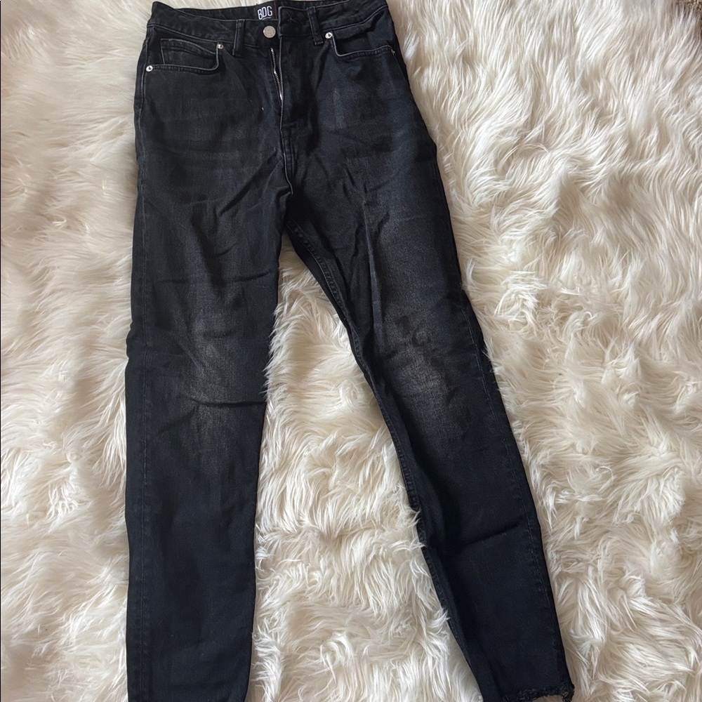 BDG High-Rise Skinny Black Jeans